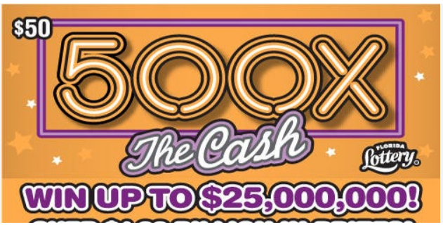 A Tampa Man Claims $1 Million Prize from Florida Lottery Scratch-Off Game