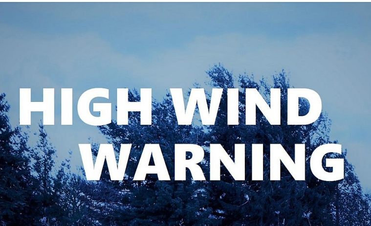 NWS Issues High Wind Warning for Mountain Regions of Riverside and San Diego Counties