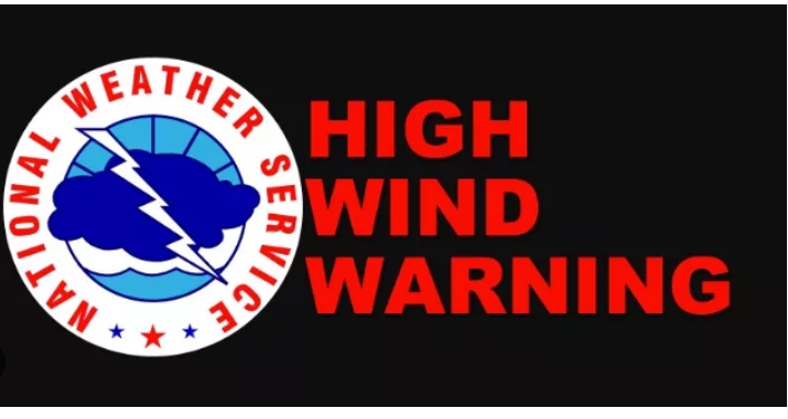 National Weather Service Issues High Wind Warning