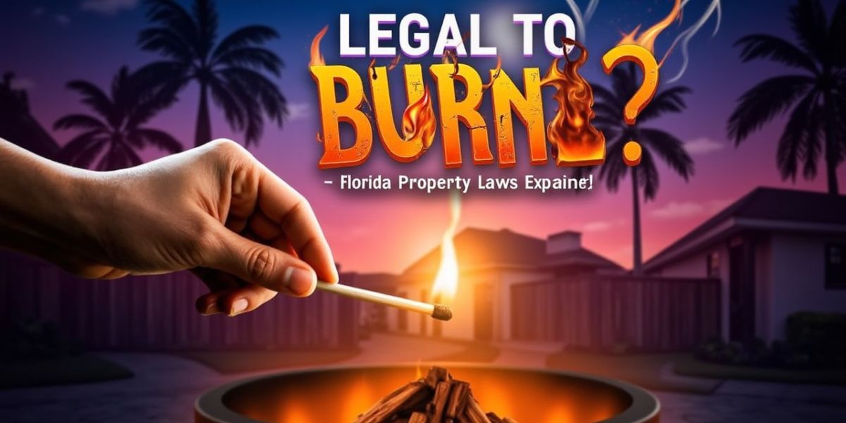 Florida Fire Regulations Is It Legal to Burn on Your Own Property