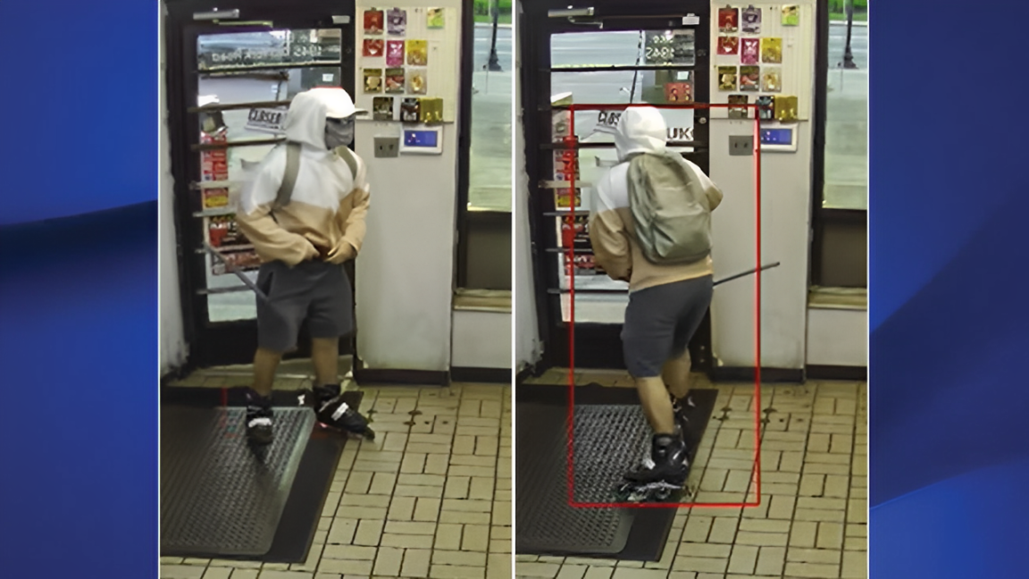 Shocking! Man on Rollerblades Robs Gas Station Then Skates Away Fast in Abington Township