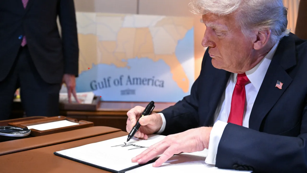 White House Challenges House Democrats in Gulf of America Name Change Fight