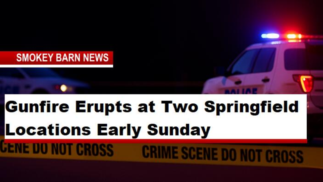 Gunfire Reported at Two Springfield Locations in Early Hours of Sunday Morning