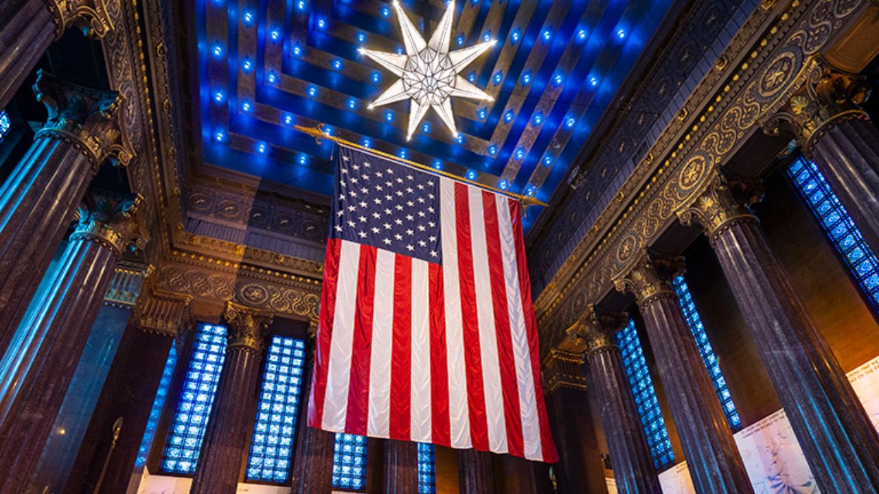 Indianapolis Displays Flags for Heroes Across Downtown for Memorial Day