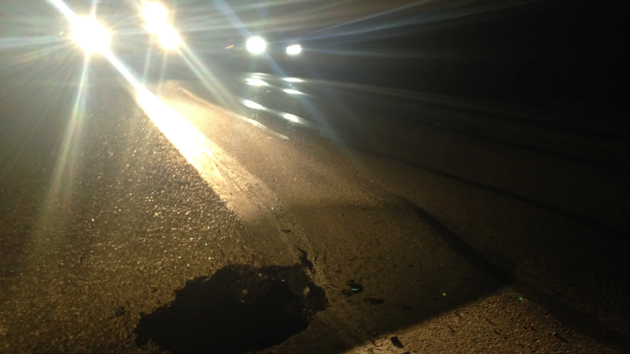 Sinkhole Opens in Morgan County Causing Road Closure and Traffic Delays for Commuters