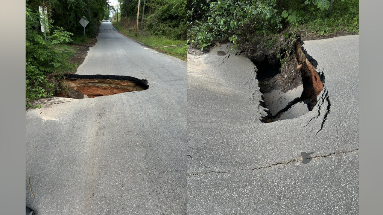 Breaking: Road Closure in Greenwood Due to Street Collapse, Traffic Disrupted