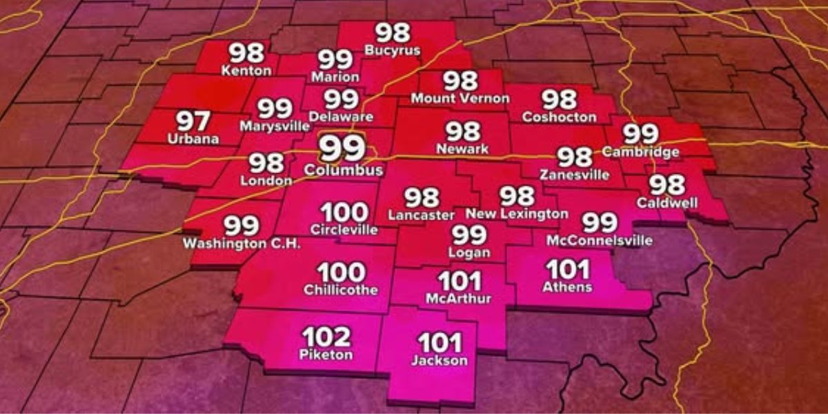 Heat Advisory Ohio Braces for 100+°F Heat Index Through End of Week