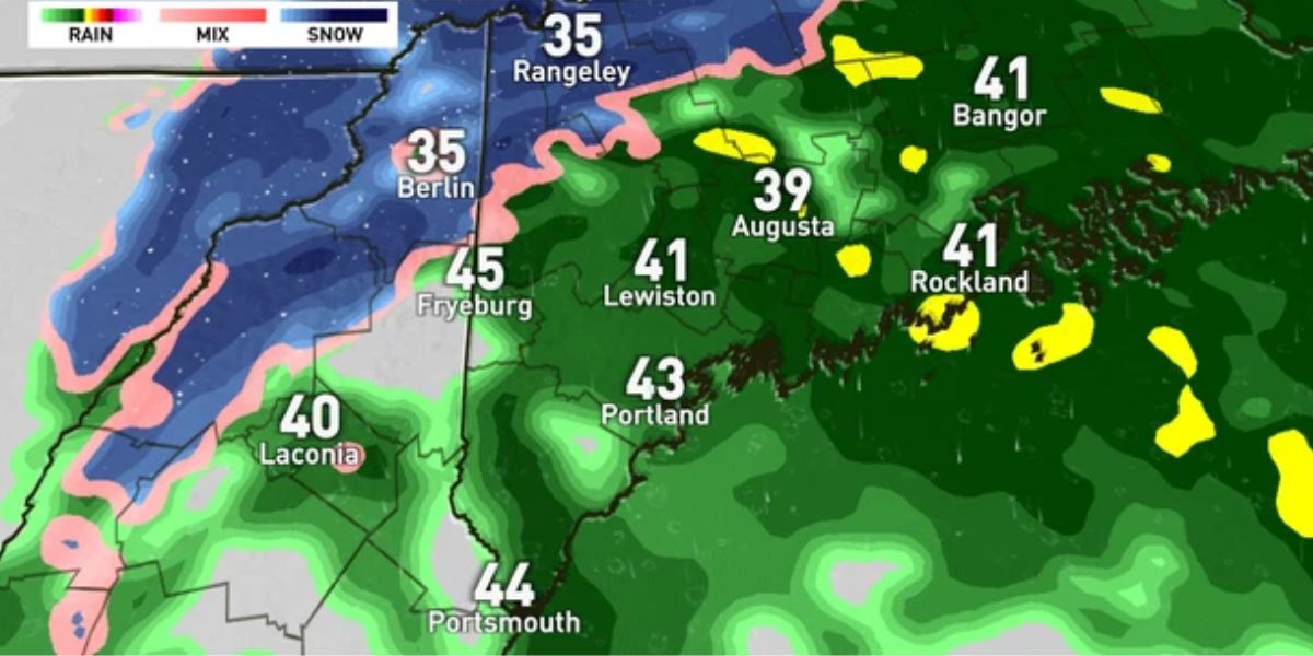 Maine Weekend Forecast Rain Friday, Temps Near 80°F, More Storms Ahead