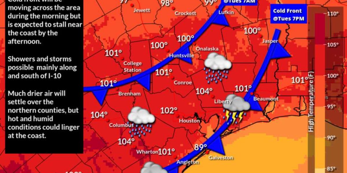 Rain in Sight Texas Looks to Weekend Showers After Scorching Heat