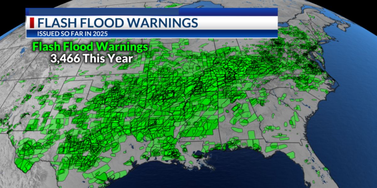 Record-Breaking Flash Flood Warnings in 2025 What’s Behind the Surge