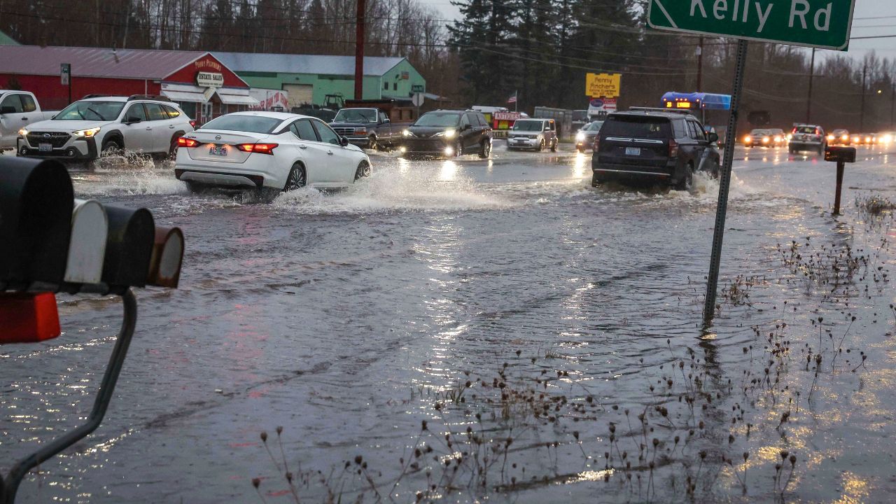 Historic Flooding Hits Washington as Atmospheric River Prompts Evacuations, National Guard Deployment